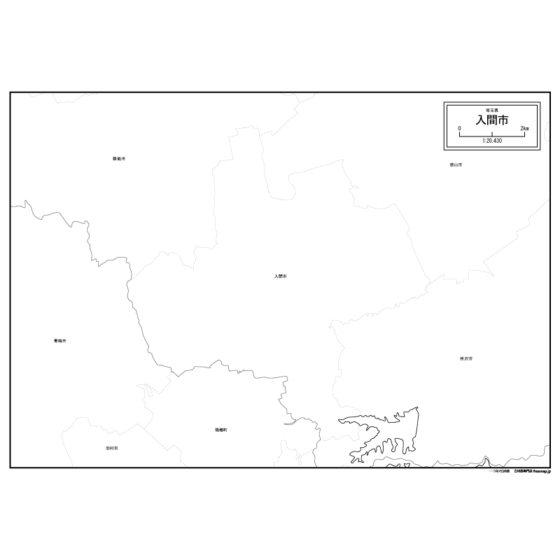 入間市 | 白地図専門店