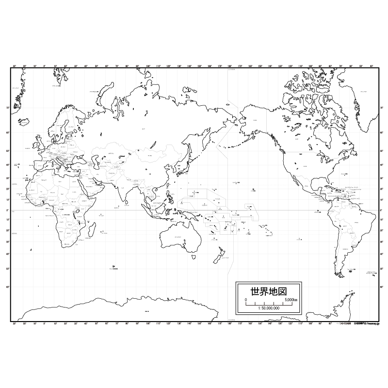 世界地図さま専用 世界地図 | 白地図専門店