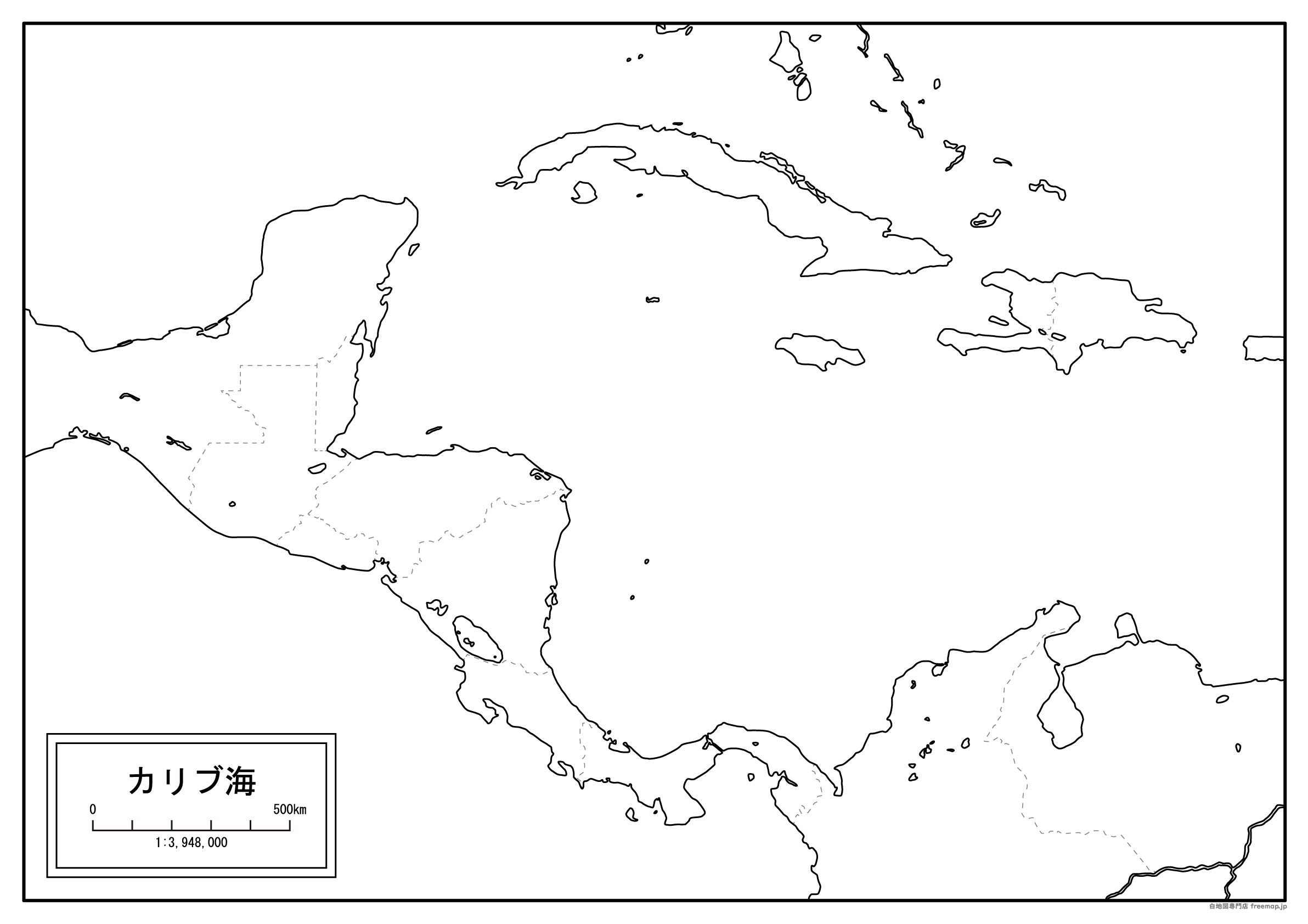 カリブ海全図のサムネイル